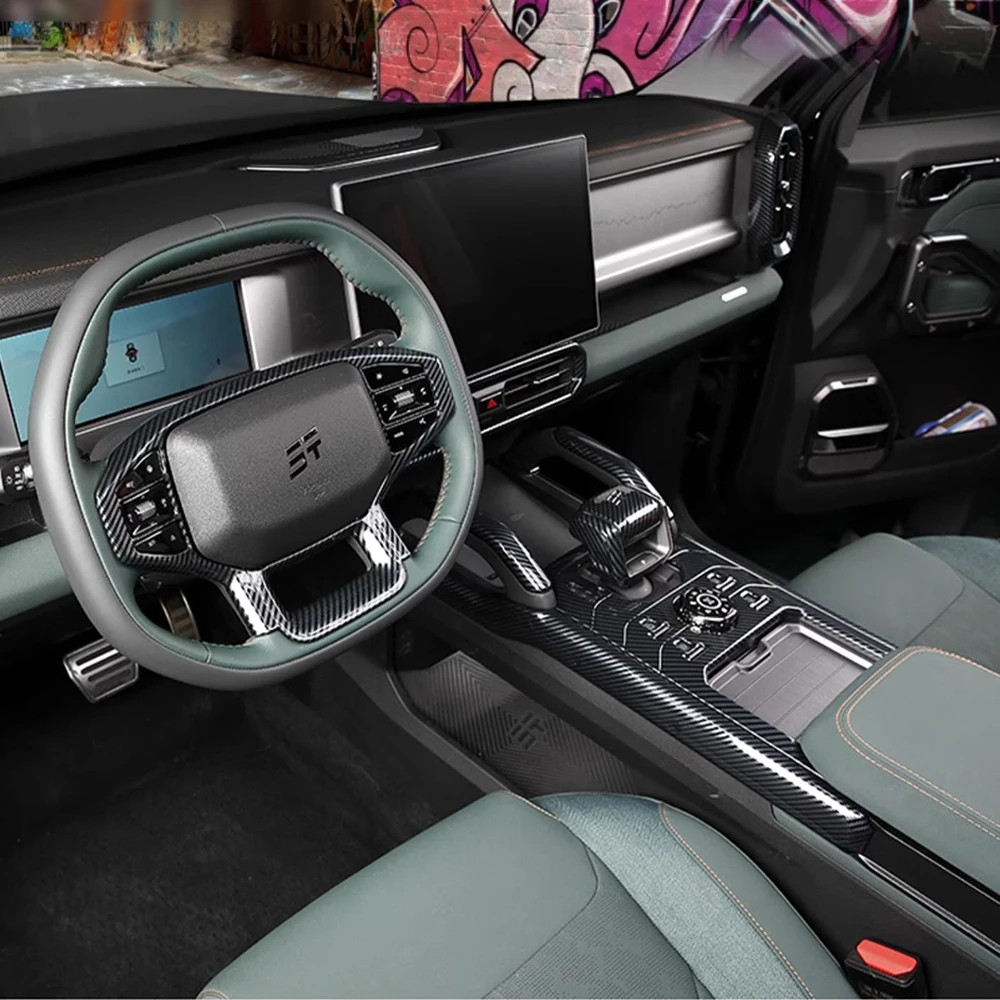 Автомобильные аксессуары для Chery Jetour Traveler T2 2023 2024 из углеродного волокна (art.: 3920c64ea3fc4) - 3920c64ea3fc4