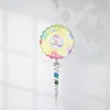 Wind chime mandala 3D rotating wind chime wind turns home garden pastoral gradient decoration creative hanging ornaments 4
