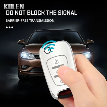 TPU Car Flip Key Case Cover Shell Fob per Hyundai I20 I30 Ix20 Ix35 Elantra Accent per KIA Sportage Rio 3 Soul Optima Ceed K5 K2 - TPU Car Flip Key Case Cover Shell Fob per Hyundai I20 I30 Ix20 Ix35 Elantra