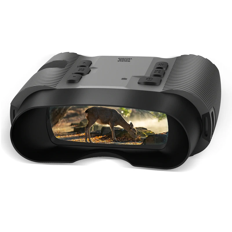 

ACPOTEL BNV21 Night Vision Binoculars Infrared Goggles for Hunting, 5X Optical Zoom, 3'' Large Screen Binoculars 200m~500m, 32GB