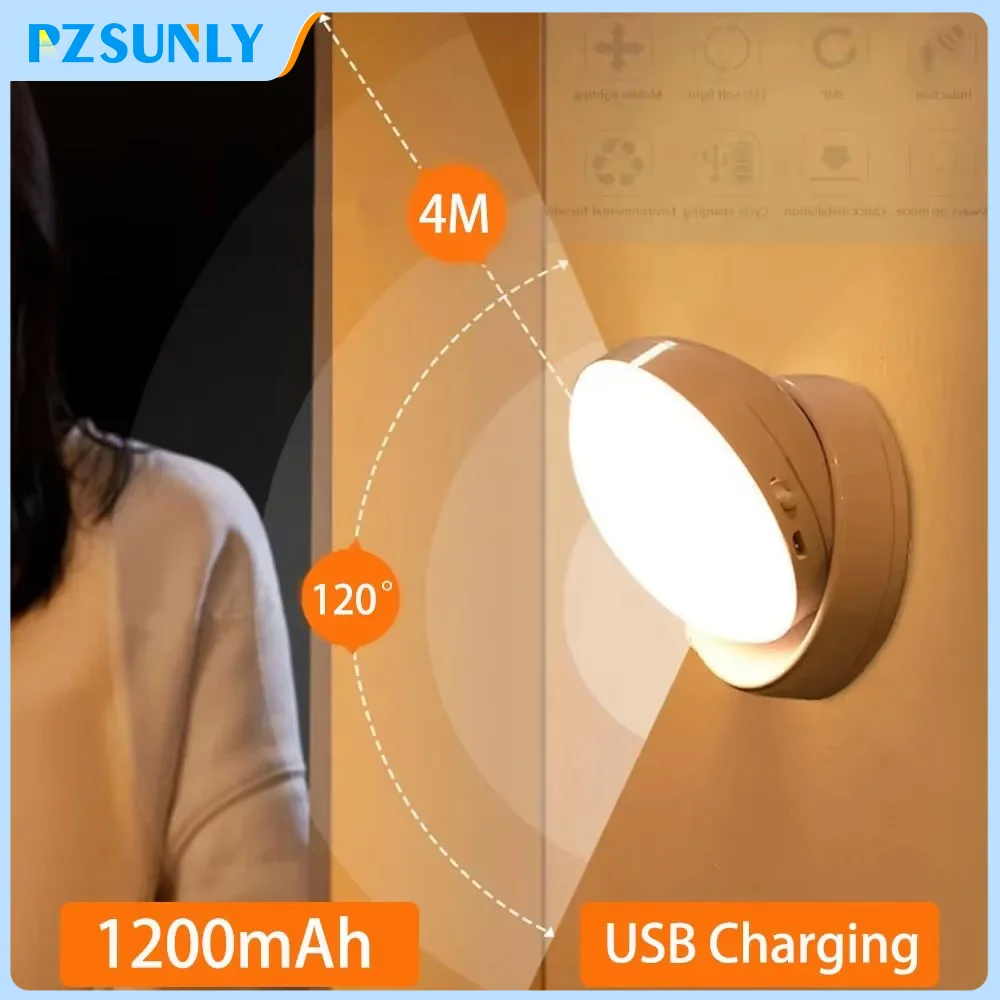 รูปสินค้า USB ชาร์จไฟ แสงสว่างอัจฉริยะ ตรวจจับการเคลื่อนไหว