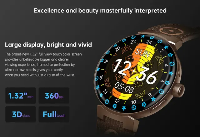 Lemfo Lv02 Smart Watch Women Nfc Bluetooth Call Wireless Charging Realtek  8763e Chip Smartwatch Women 1.32 Inch Hd Screen 2023 - Smart Watches -  AliExpress