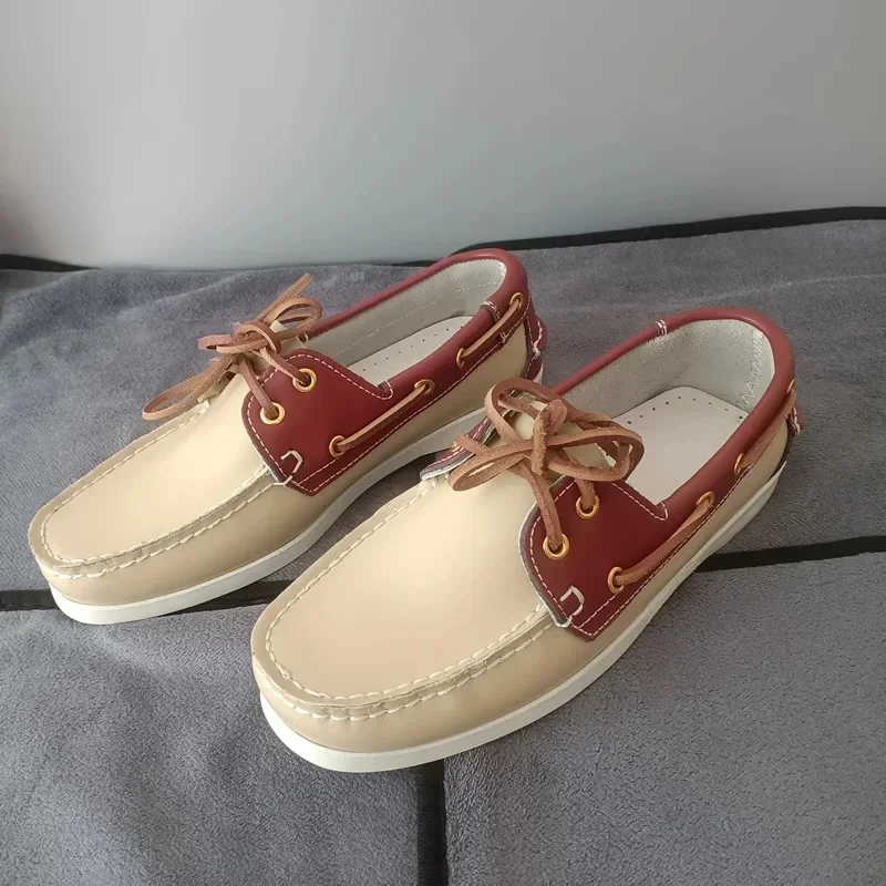 Men Mocassins Classic Genuine Leather Boat Shoes Brand Design Driving Shoes Casual Flat Loafers Rubber Outsoles leather shoes men loafers