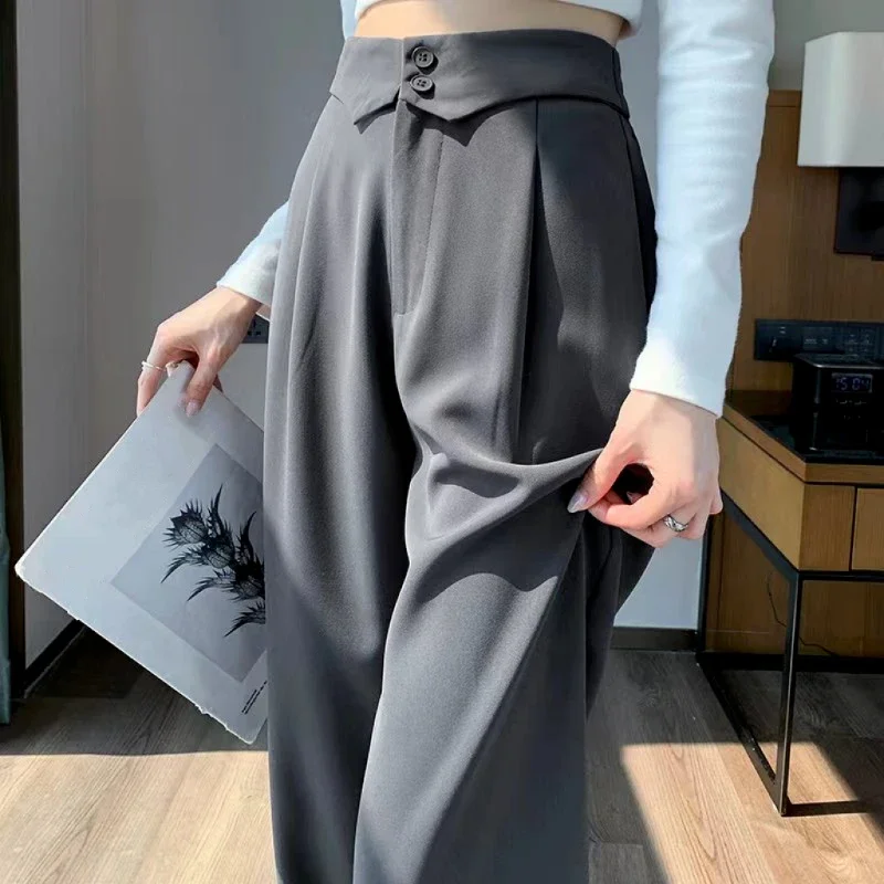 High Waist Ankle-length Pants Women Spring Korean Style All-match Thin Ladies Casual Pencil Pants