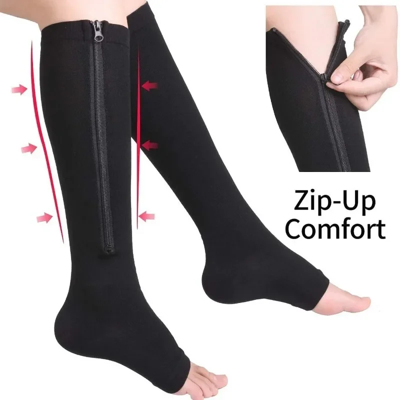 Zipper Compression Support Socks 2