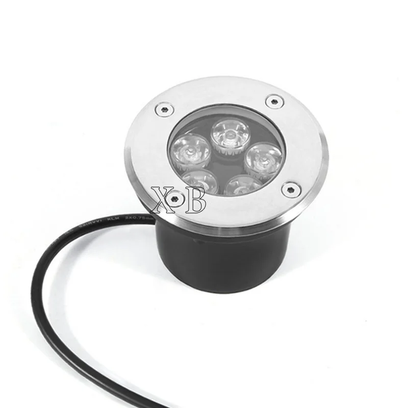 Waterproof Led Light Garden Underground Lamps 3W 5W 7W 9W IP67 Outdoor Buried Path Spot Recessed Ground Lighting AC85-265V DC12V 3