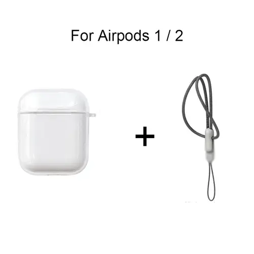 Clear Soft TPU Earphone Case for Airpods 4 3 2 1 Pro Pro2 Pro 3 Shockproof with Lanyard Strap for Airpods 4 Charging Case Cover - Image 12