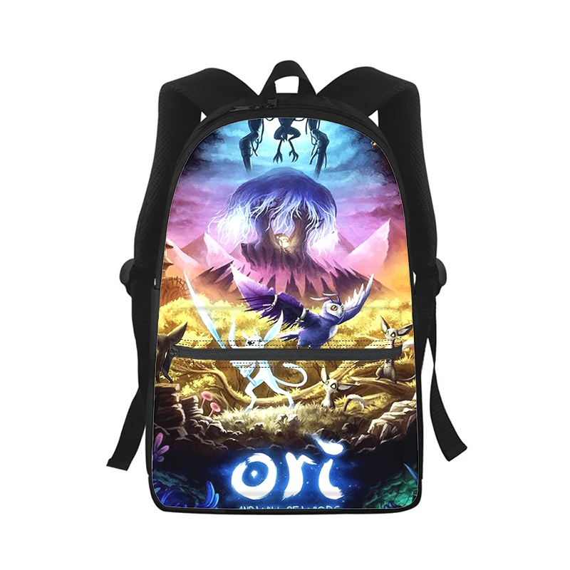Ori And The Will Of The Wisps Men Women Backpack 3D Print Fashion Student School Bag Laptop Backpack Kids Travel Shoulder Bag