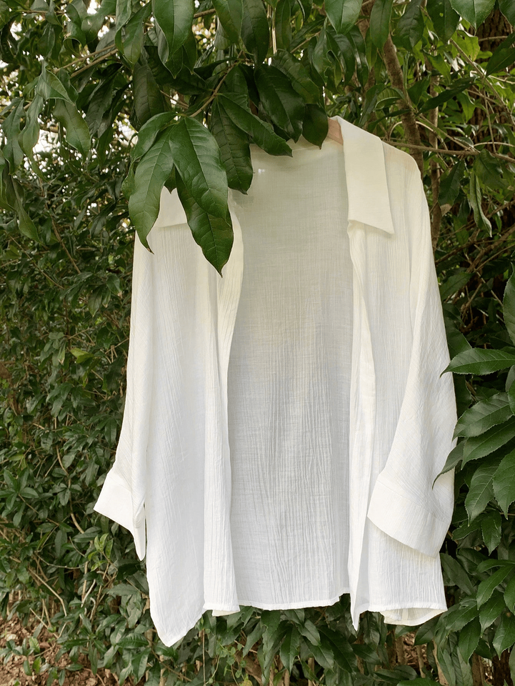 New spring summer ladies solid color casual light loose with long sleeve jacket shirt