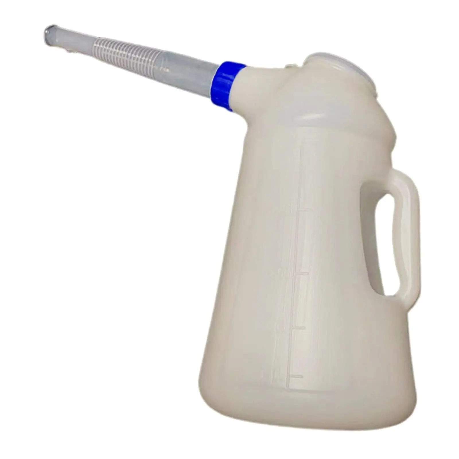 Oil Measuring Jug Oil Pot 5L Container with Scale with Long Spout Leakproof Vehicle Automotive Dispenser Pot Bottle