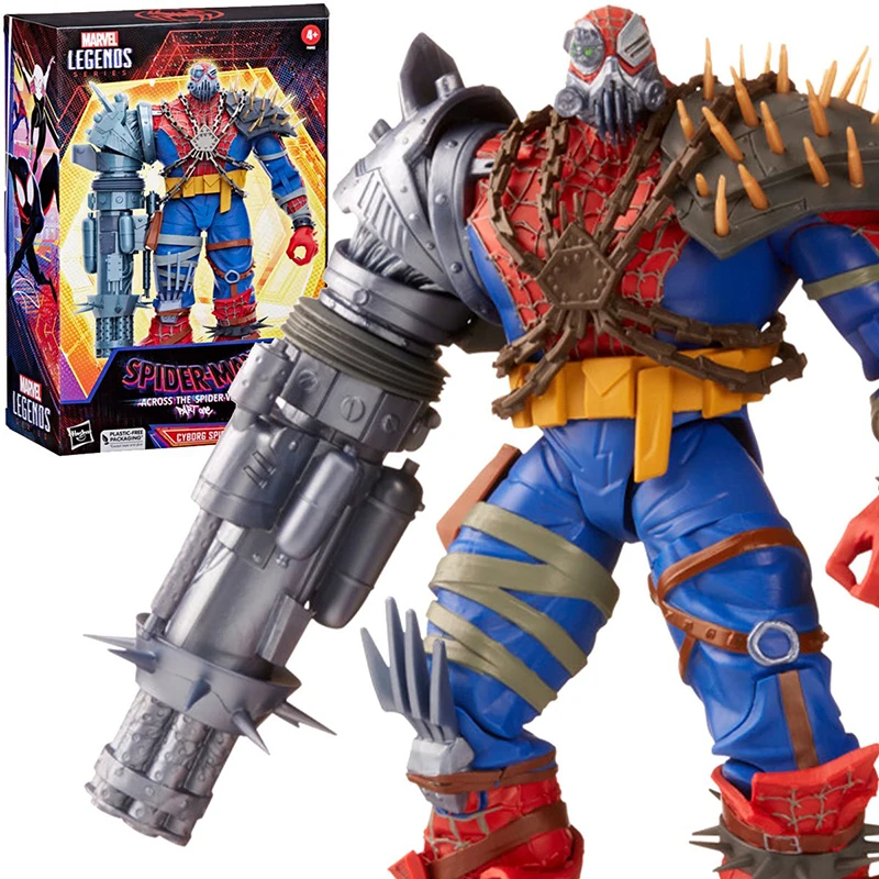 Spider-Man Marvel Legends Series Cyborg Spider-Woman Toy 6 Pollici Attraverso Il Spider-Verse Deluxe Action Figure Toys For Kids