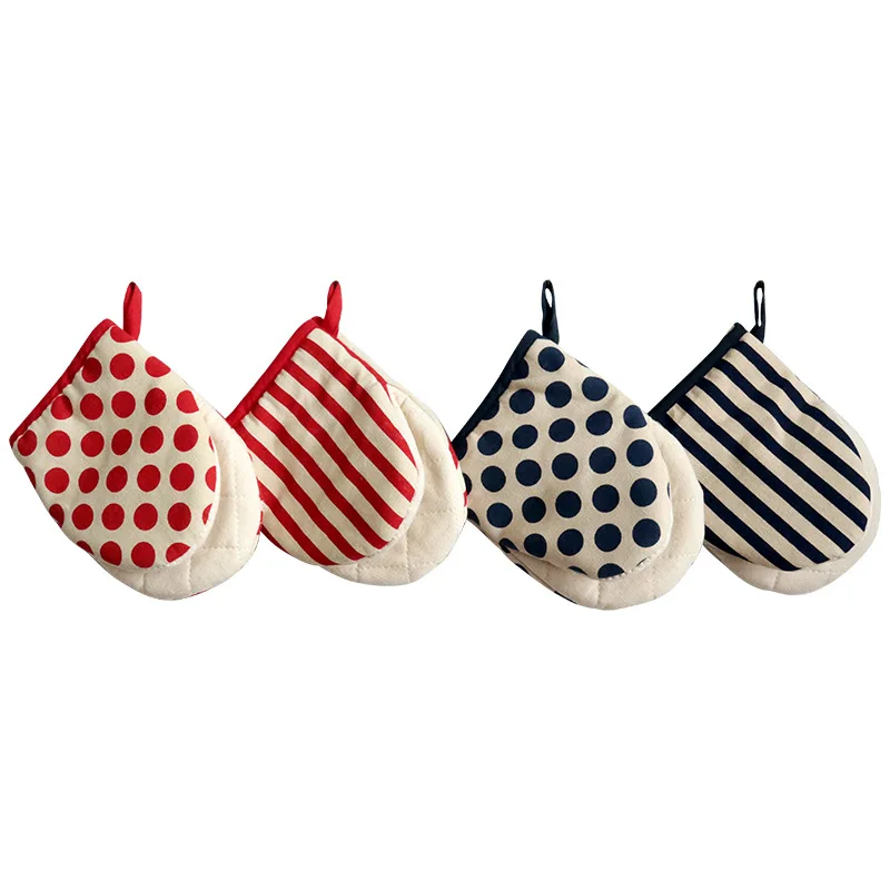 Lot De 2 Gants Isolants Thermiques, Mignons En Bambou Et