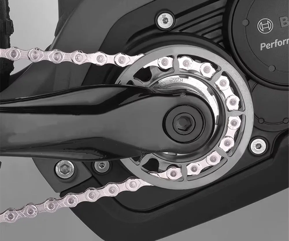 KMC e-bike Serie 8-12s Bicicletta con assistenza elettrica Scudo per catena universale Tech Scudo circolare Tecnologia di rivettatura - immagine 3