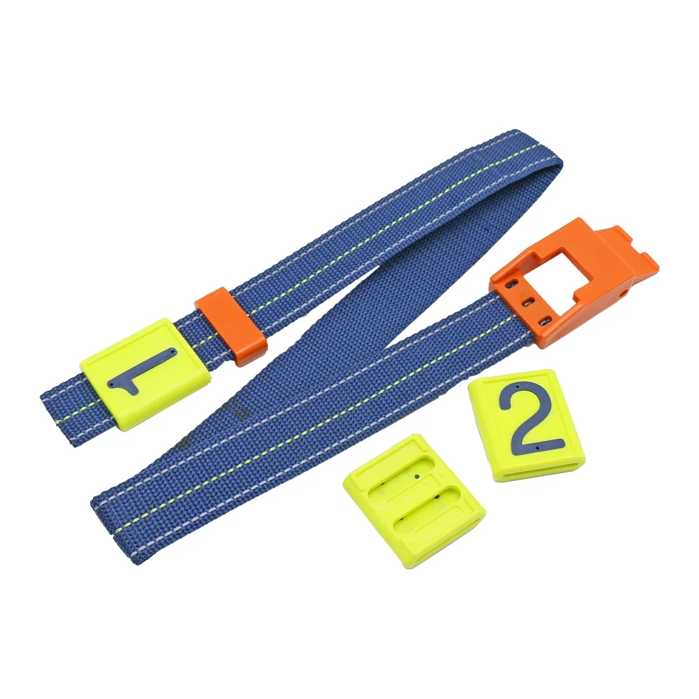 1PCS Cow Collar Reflective Plastic Number Tags Adjustable Neck Straps for Cattle Herd Management No.0-9 Reflective Neck Strap