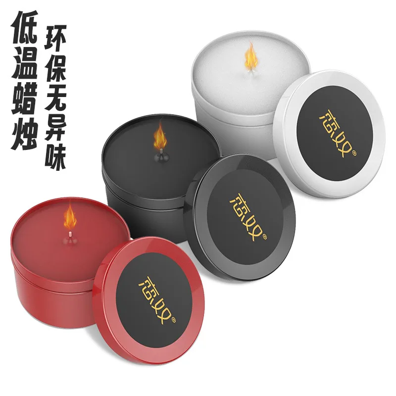 Adult Sexy Sex Product Iron Can Low Temperature Candles Anti-Scald Couple Slave Wax Drip Sexy ToyssmSupplies Props
