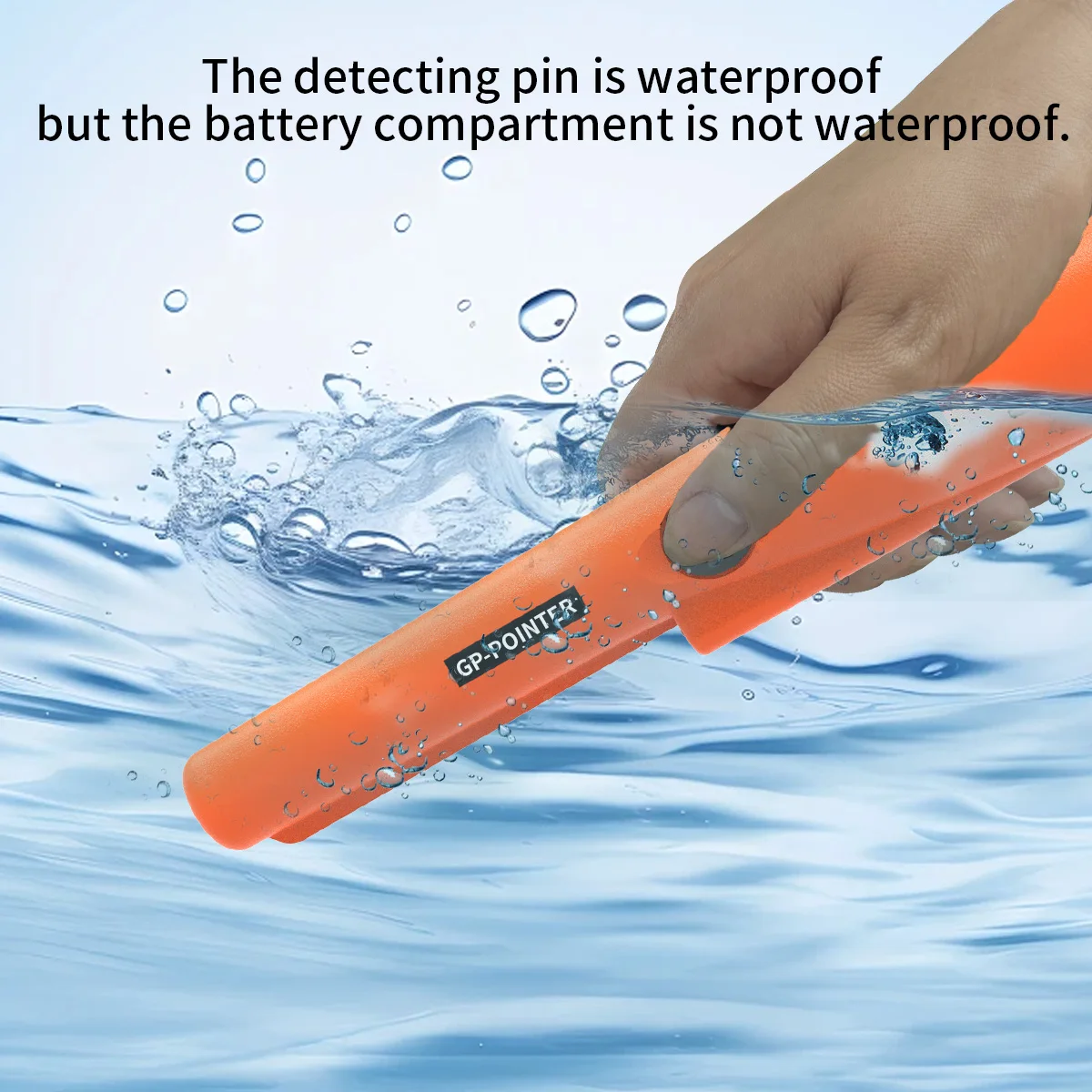 Treasure Hunter GP Waterproof 360° Handheld Metal Detector Pinpointer