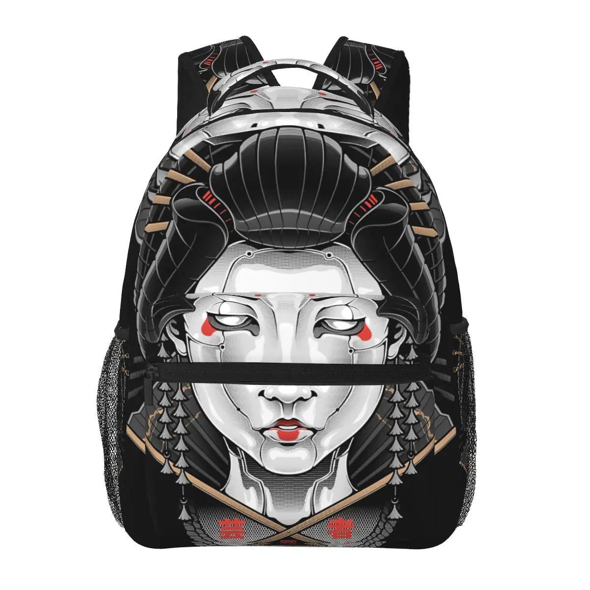 

Рюкзак Mecha Geisha 5 для девочек и мальчиков, дорожные рюкзаки для подростков, школьные сумки