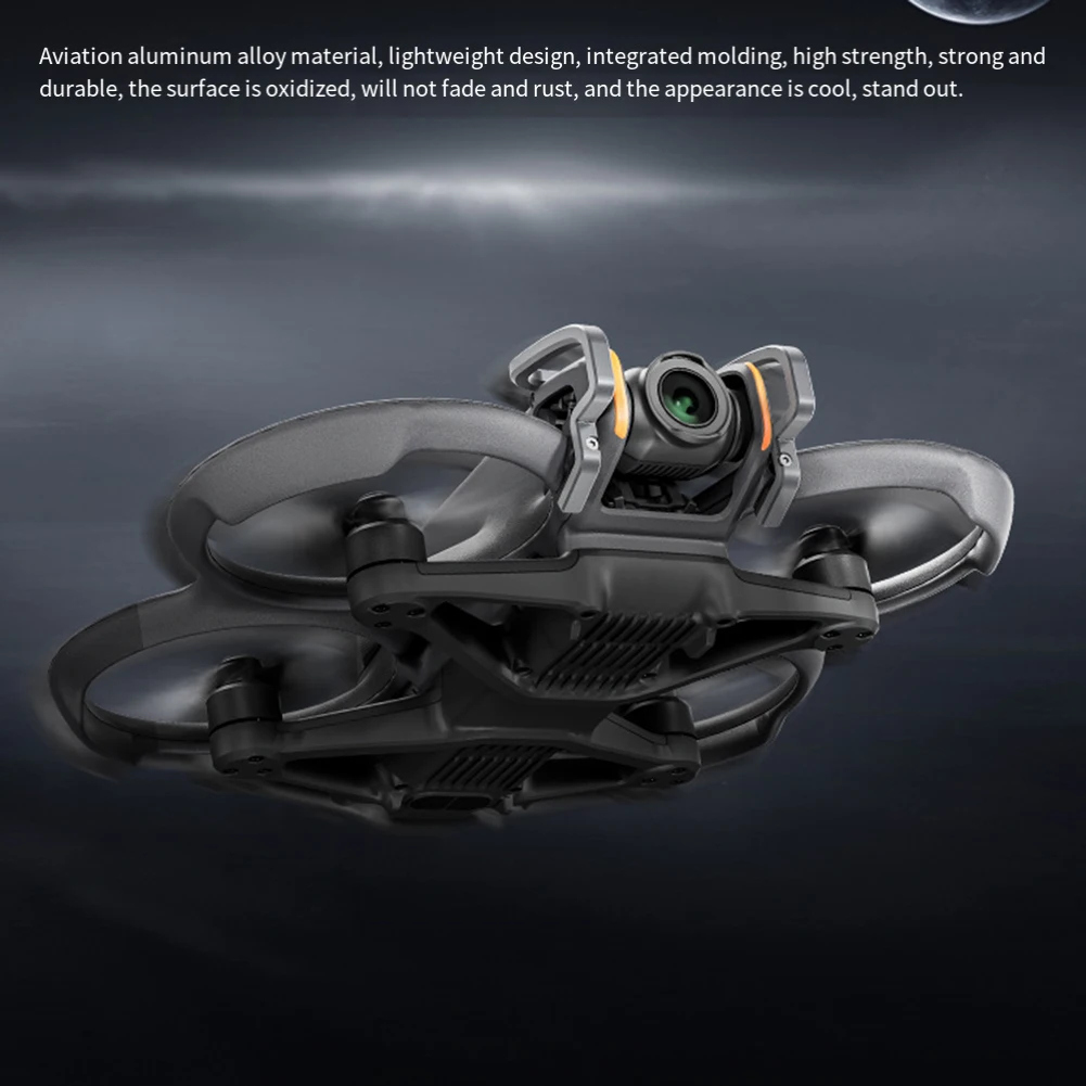 DJI Avata 2용 알루미늄 합금 짐벌 렌즈 범퍼는 민감한 렌즈 구성 요소를 보호하고 내구성을 제공합니다.