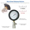 Petrol Engine Cylinder Compression Tester Kit Automotive and Motorcycles Tool 0-300PSI Engine Cylinder Pressure 0-21 Bar Gauge 4