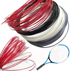 12.2M Sport Supplies Synthetic Soft Top Spinning Ball Racquet Wire Hex Tennis Racket String Angular Polyester Thread Portable