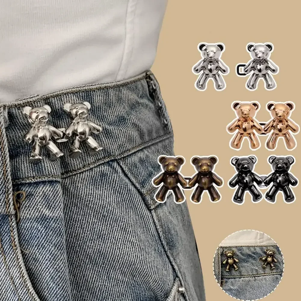 8 paires de Attache Pantalon Attache Boutons Pantalon épingle à