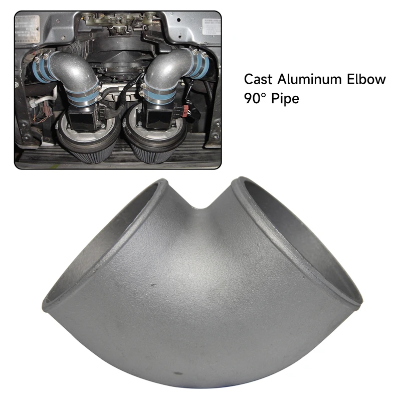 Pipe Joiner 102mm Cast Aluminum 90 Degree Elbow Pipe Turbo Intercooler pipeintercooler pipe