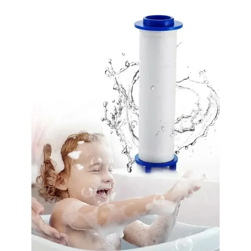 5pcs Universal Shower Head Filter Set - PP Cotton Water Purification Cartridge for Chlorine Removal&Skin Protection,Easy-Install