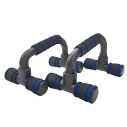Enhanced Push-Up Grip Bars for Home Fitness and Muscle Training (Blue)