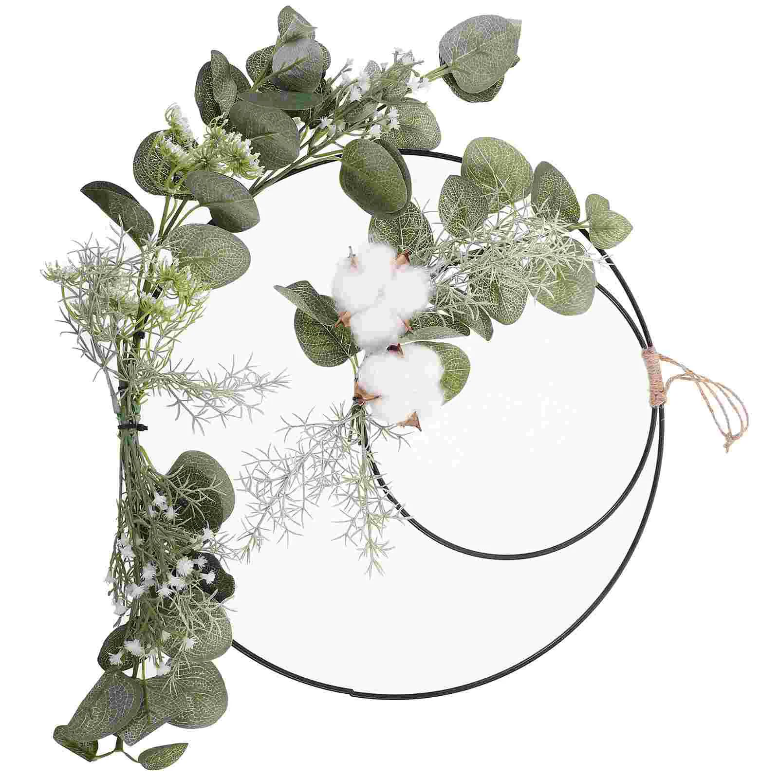 

Cotton Double Ring Wall Hanging Design Wedding Bouquet Decoration Cross-border Artificial Flowers Party Wreath Front Door Plant