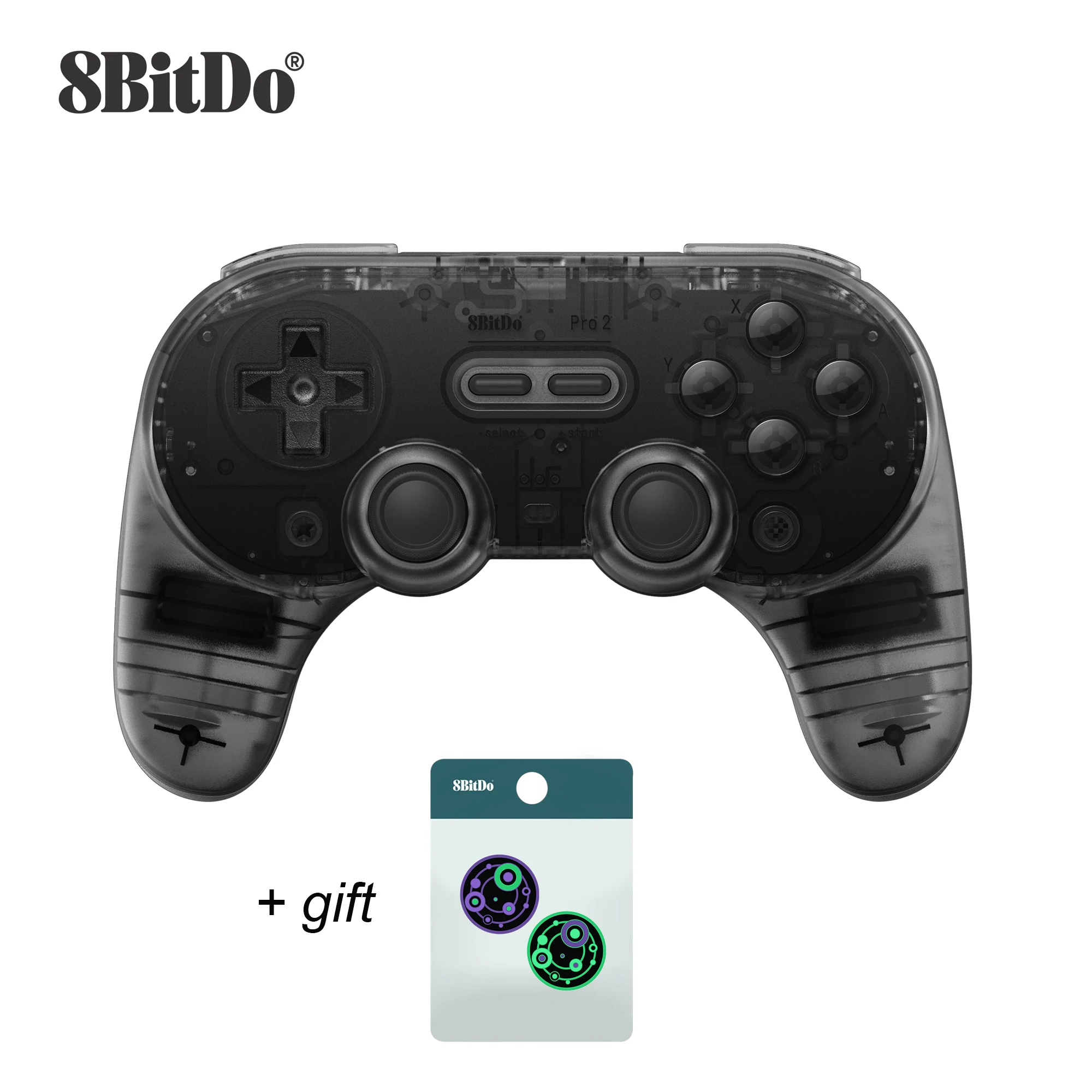 8Bitdo Pro 2 Controller Bluetooth Joystick Wireless Gamepad Per Switch Pc Macos Android Steam Raspberry Pi Special Edition