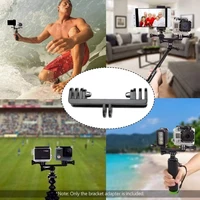 Dual Twin Mount Double Head Tripod Adapter for GoPro Hero 13 12 11 10 9 Insta360 SJCAM AKASO DJI OSMO Action Camera Accessories - Image 6