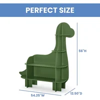 Children's Bookcases, Dinosaur Bookcase - Greenguard Gold Certified, Fern Green 2