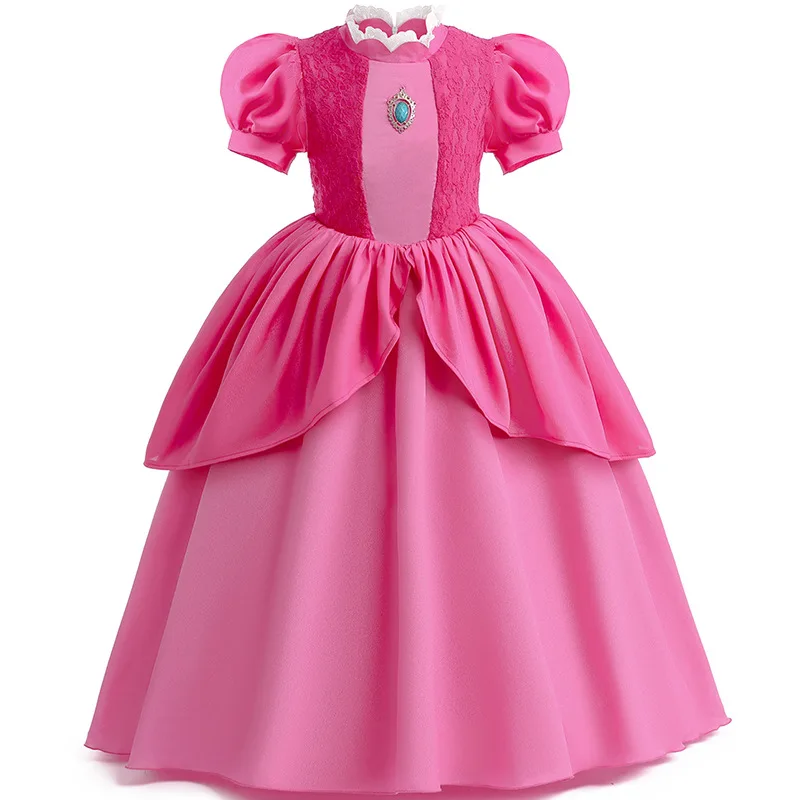 AOVCLKID Girls Princess Costume Dress – Birthday Party, Halloween, Cosplay Outfit
