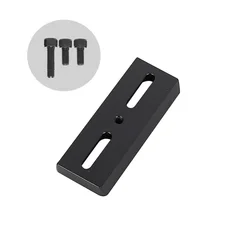 Dovetail plate, black metal plate, 100mm, with screws, guide mirror, astronomical telescope accessories