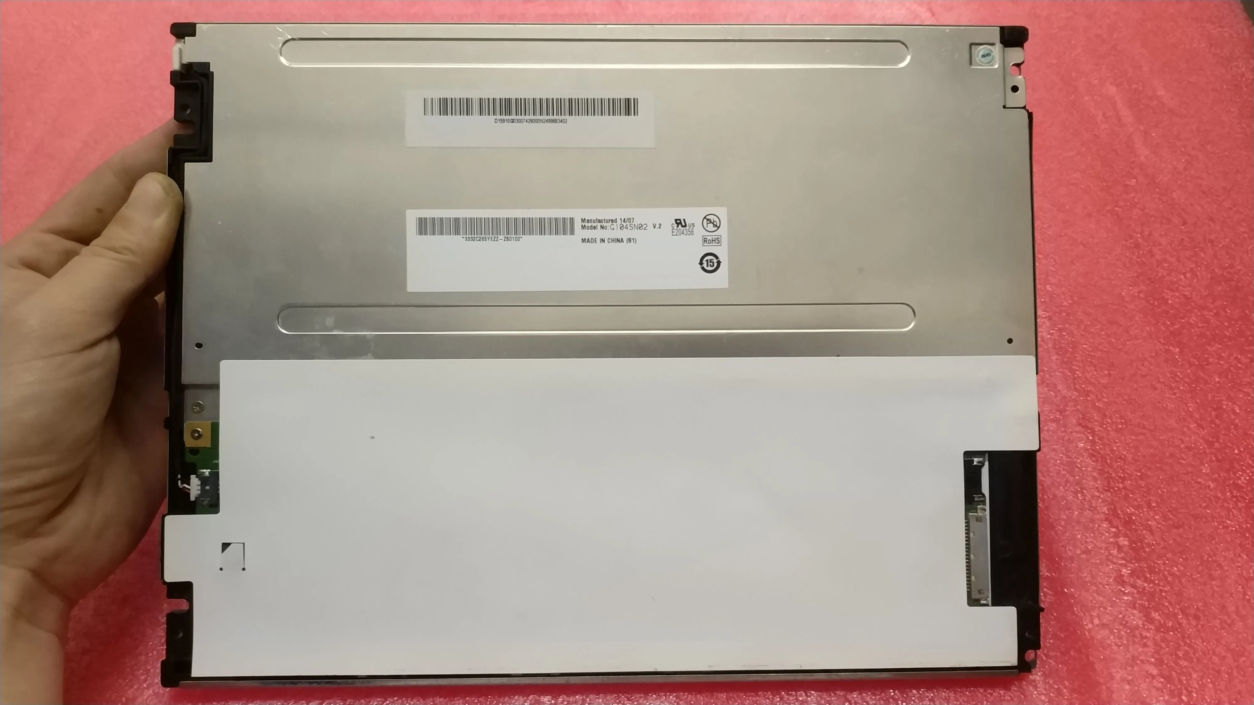 10.4-inch LCD screen G104SN02 V.2, G104SN02 V.1, G104SN02 V.0 , test OK ...