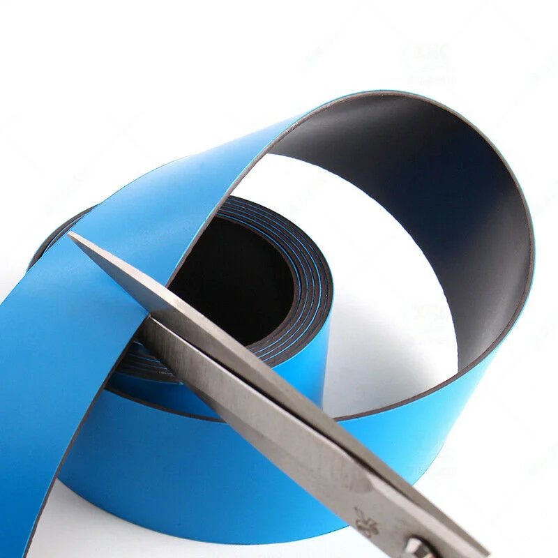 1-Meter Colorful Flexible Magnetic Craft Tape, 25mm x 1mm, for DIY and Teaching Projects