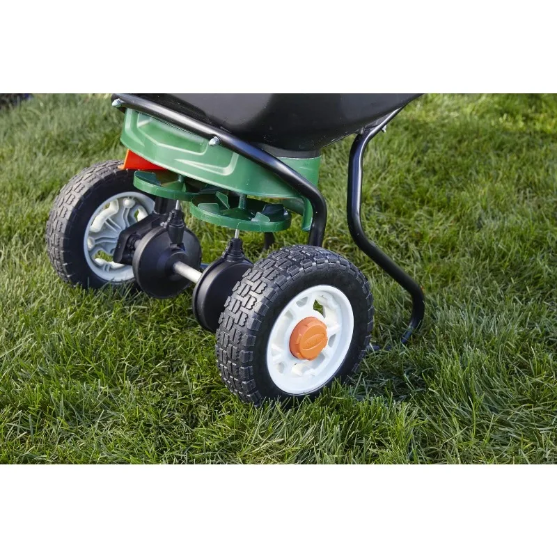 Spreader for Grass Seed, Fertilizer, Salt and Ice Melt, Durable Push Spreader Holds up to 20,000 sq. ft Product 2