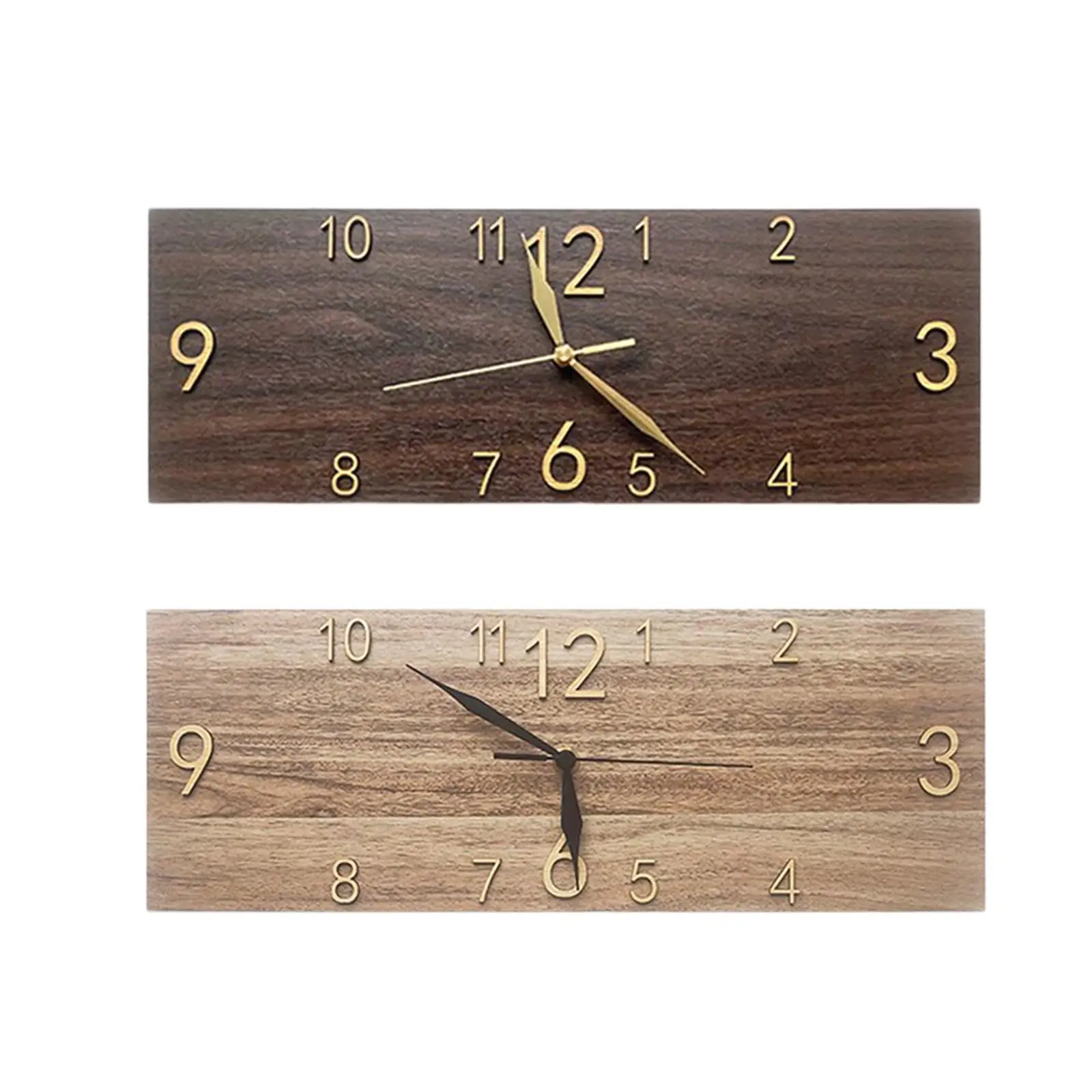 Rustic Farmhouse Wall Clock – Easy-Read Hanging Home Decor 2