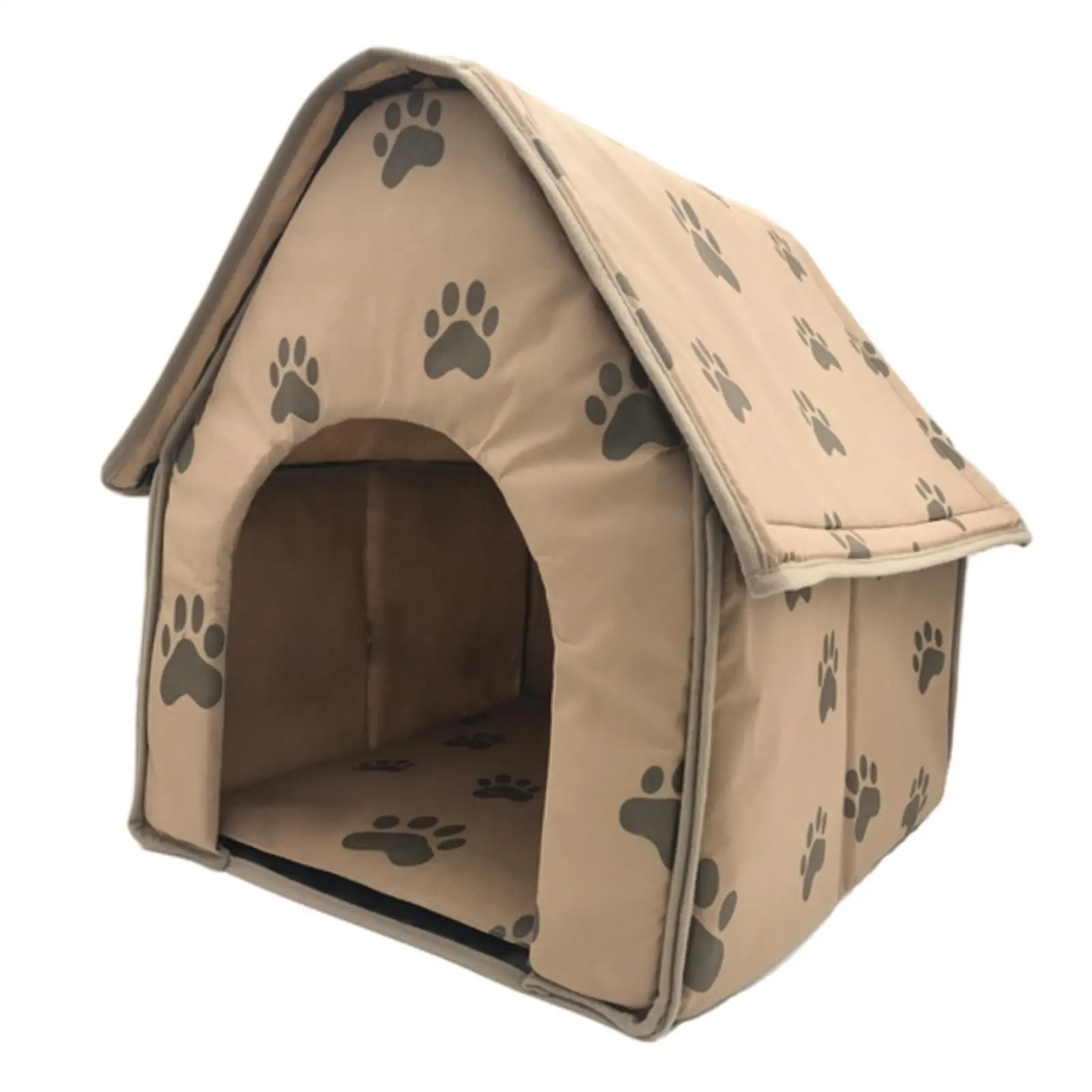 Portable Pet Dog Cat Puppy Soft House Bed Cat Footprint House Tent Kennel Portable Pet Dog Cat Puppy Soft House Bed Cat Footprint House Tent Kennel