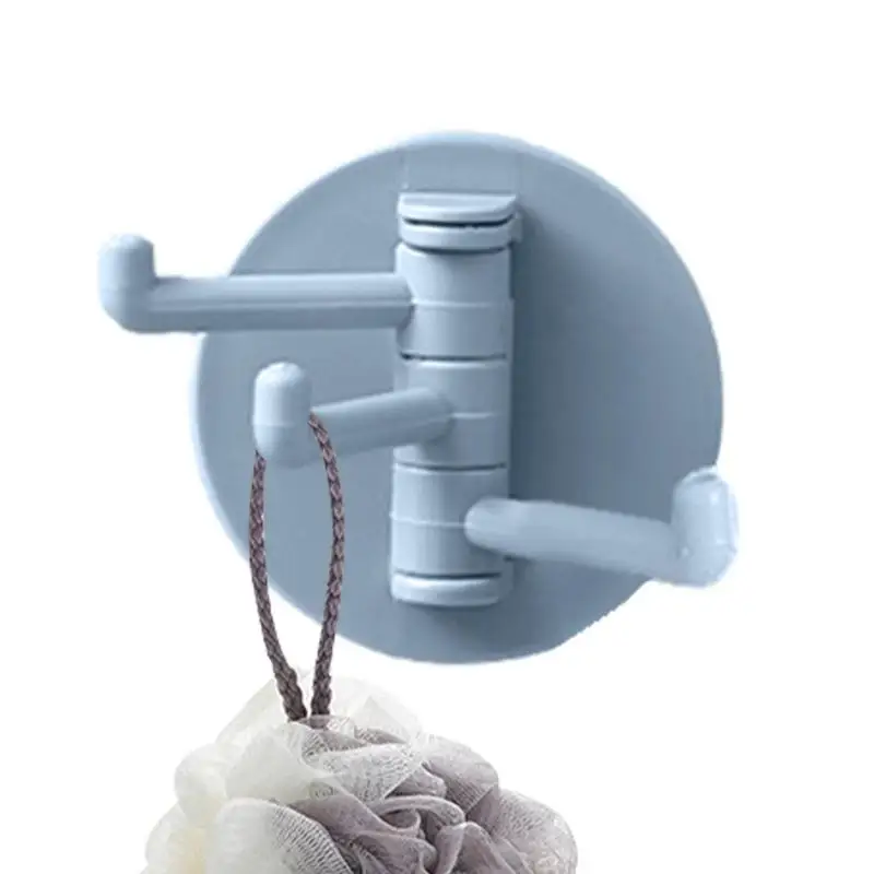 Ganci Adesivi Ganci Da Parete Rotanti 3 Rami Per Appendere Portautensili Multiuso Per L'Organizzatore Della Camera Da Letto Del Bagno Della Cucina