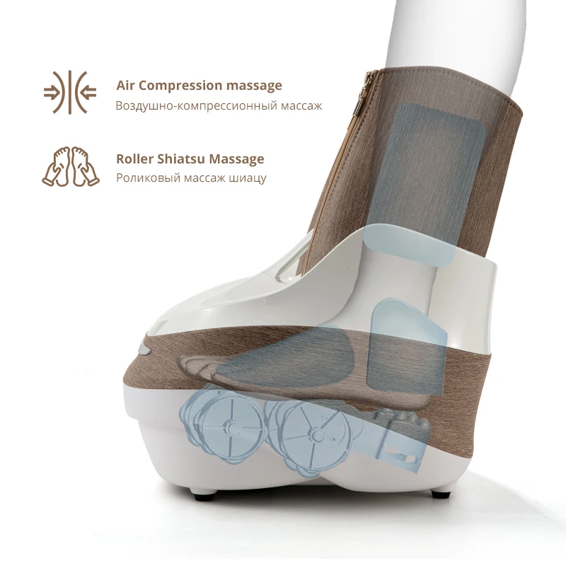 

Foot Massager Pneumatic Roller Massage with Heating Machine Slim and Beautiful Leg Shape Relieves Fatigue and Swelling