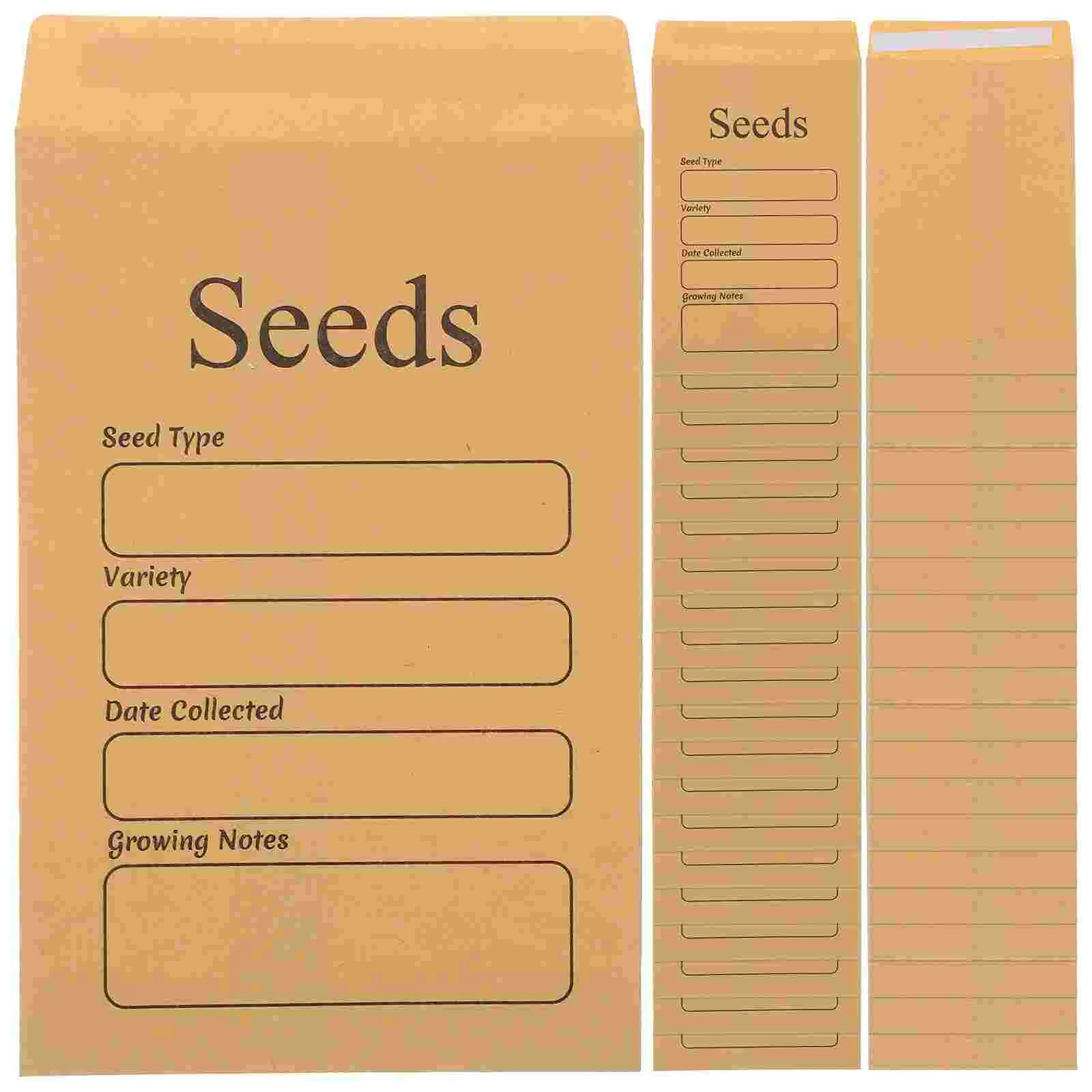 

50 Pcs Seeds Money Envelopes for Cash Coin Small Mail Sack Mailing Packets Paper Packing