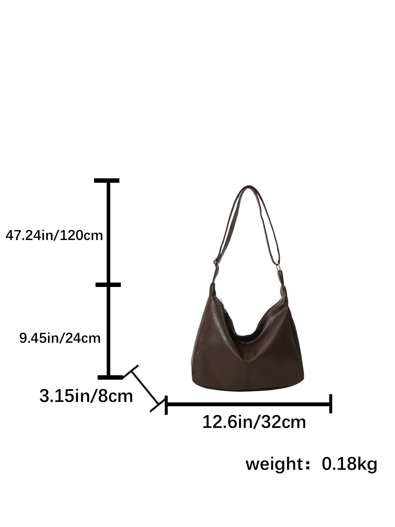 Retro PU Leather Crossbody Bag, Women's Fashionable Commuting Casual Tote Bag, Large Capacity Versatile Handbag Shoulder Bag