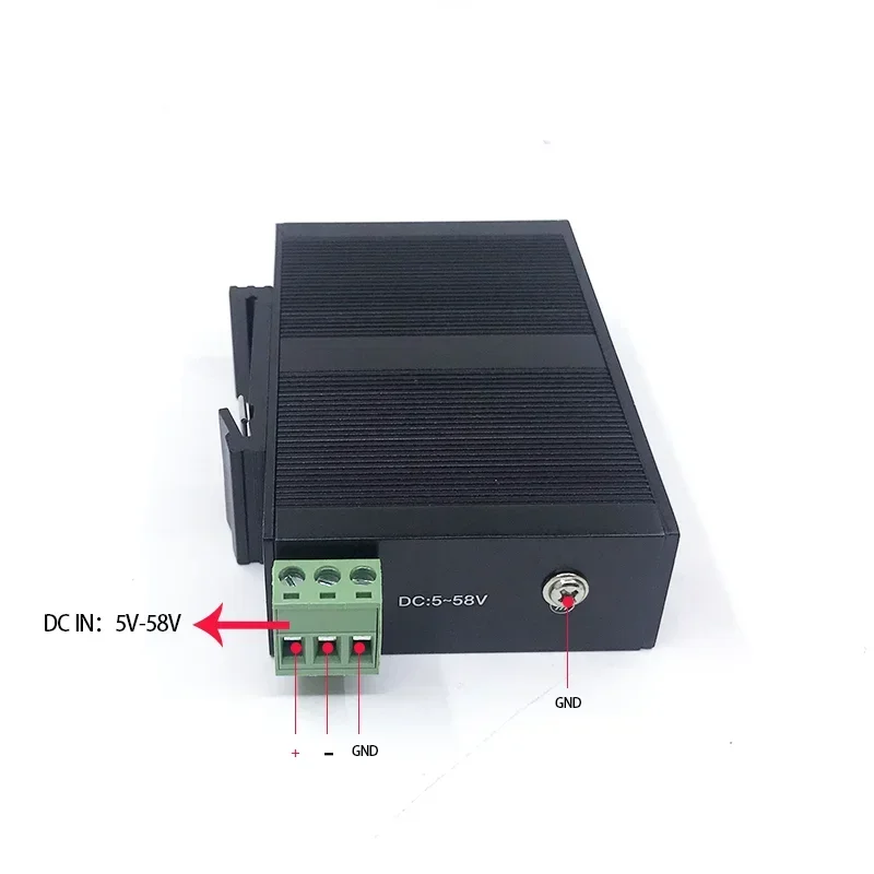 Interruptor Industrial Industrial dos Ethernet Antiestático 4kv 10port 10 100m 558v Porta de 100m - Imagem 2