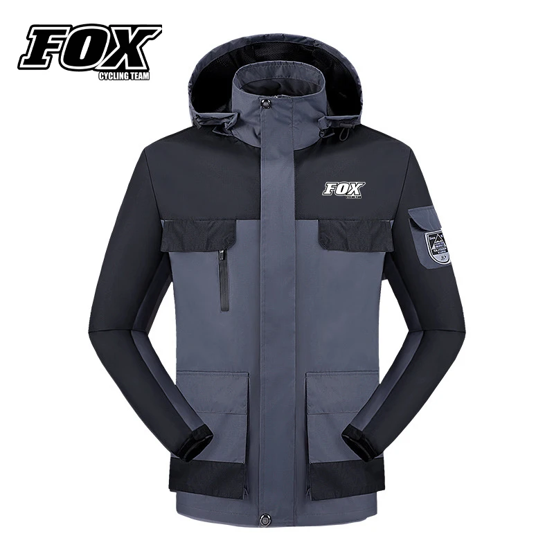 

Мужская куртка для езды на велосипеде Fox, ветрозащитная водонепроницаемая одежда для езды на велосипеде, пальто для езды на велосипеде, мужская куртка для езды на велосипеде