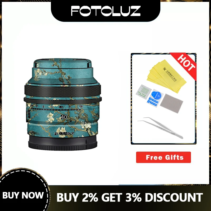

FE40F2.5 Lens Wrap Skin Camera Lens Skin Decal SONY FE40F2.5 Sticker Anti-scratch Protector Cover Film Case
