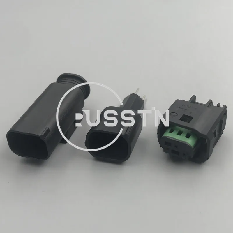 1 Set 3 Fori Connettore Automobilistico Impermeabile Cablaggio Presa Di Avviamento Per Benz Bmw 1-967642-1 968402-1 1-967167-6