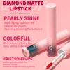 DUNUF18 Diamond Glitter Liquid Lip Balm Lasting Non-Stick Cup Waterproof Metallic Shimmer Matte Full Color Lip Gloss 4