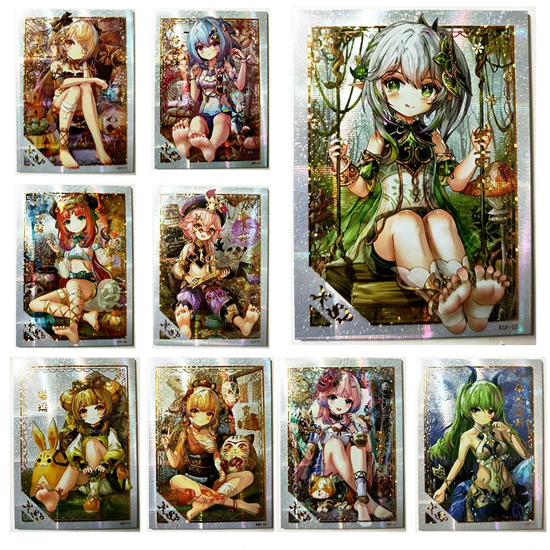 

Goddess Story Heavenly Fragrance Jade Girl Nahida Nilou Yaoyao Yoimiya Griseo Xsp Card New Collection Schoolboy Birthday Gifts