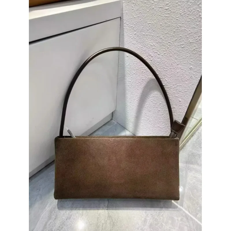 MZXM Korean Autumn Winter Fashion Retro Underarm Bag High Quality All-match Crossbody Bags Designer Luxury Frosted Cowhide Bag